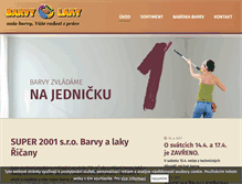 Tablet Screenshot of barvy-laky.net